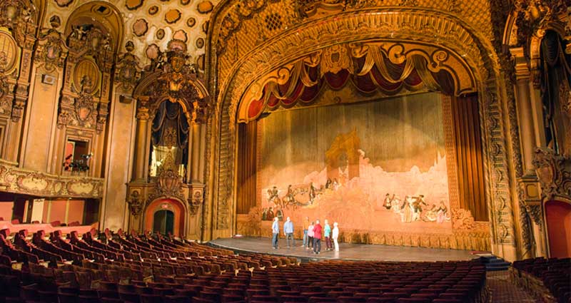 a group of people on a stage