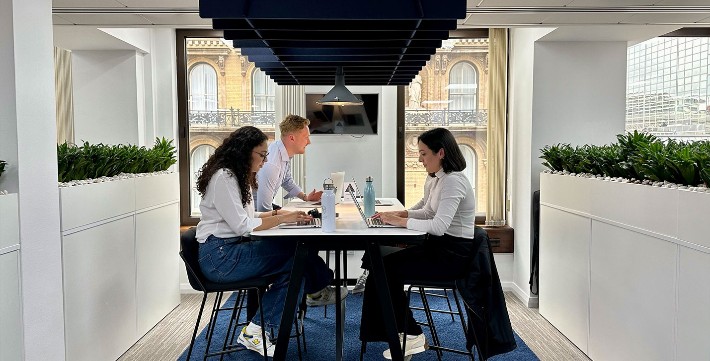 Working at TTC slider image of the london office
